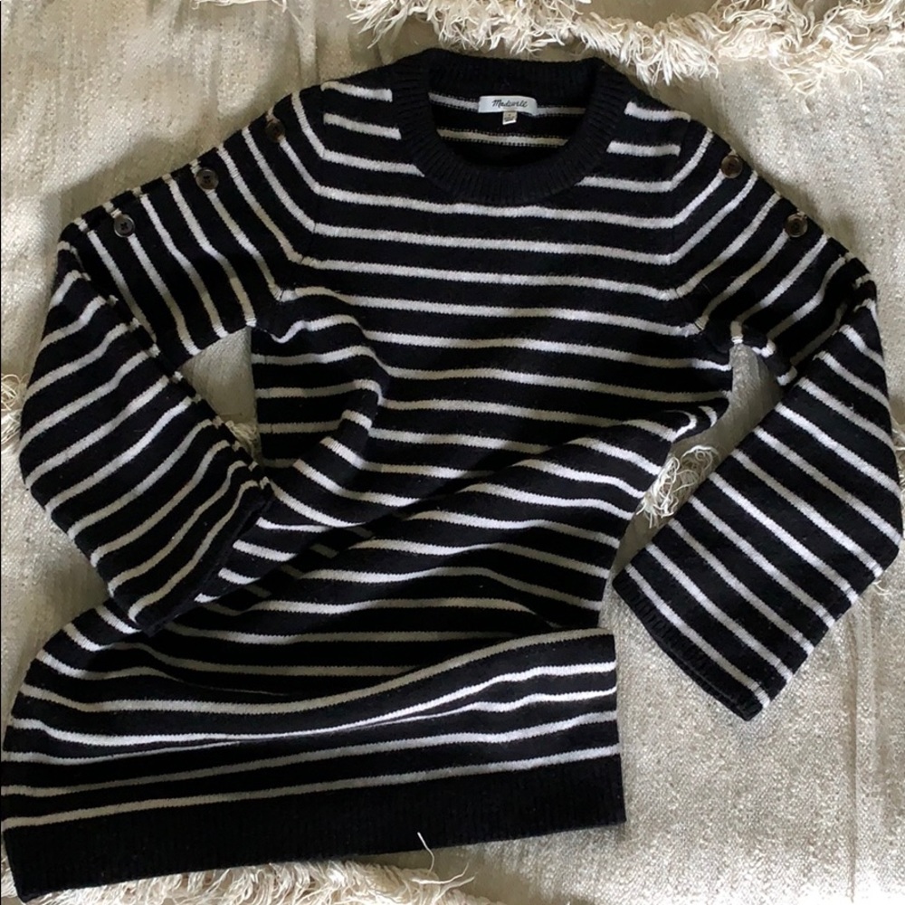 Madewell bell-sleeve sweater tunic S